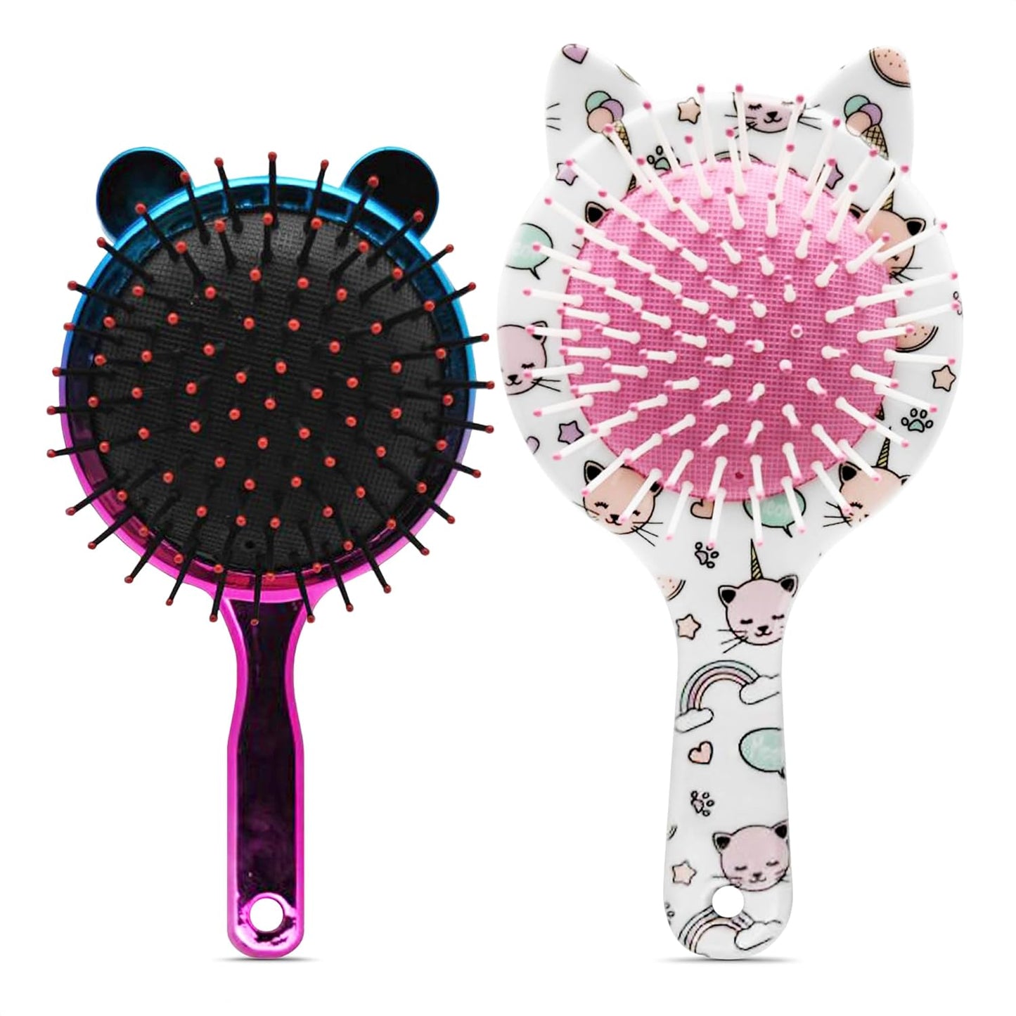 Detangling hair brush for thick hair