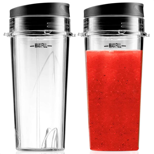 Single serve blender cups for shakes and smoothies